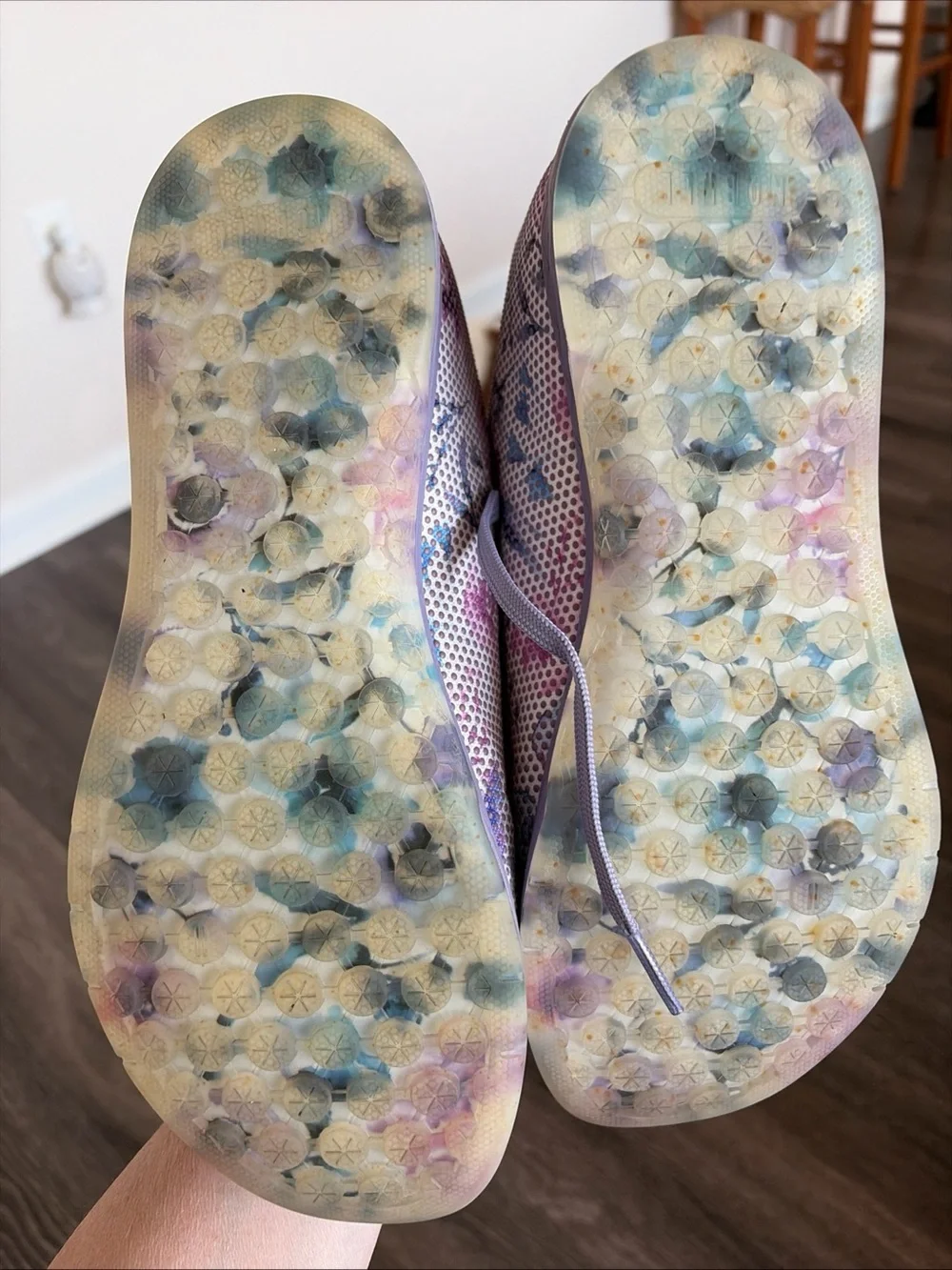 NOBULL Women's Watercolor Floral Trainers size 10